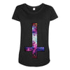 inverted galaxy cross funny  religion banter space fashion new Maternity Scoop Neck T-shirt
