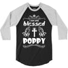 I Am One Blessed Poppy 3/4 Sleeve Shirt
