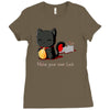 make your own luck Ladies Fitted T-Shirt