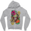 boba flower Zipper Hoodie