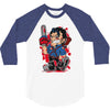 evil cartoon 3/4 Sleeve Shirt
