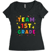 team 1st grade Women's Triblend Scoop T-shirt