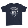 original parts vintage established 1978 perfectly aged Youth Tee