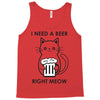RIGHT MEOW BEER CAT Tank Top