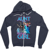 aunt of the birthday girl Zipper Hoodie