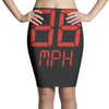back to the future movie inspired tshirt Pencil Skirts