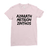Azarath Metrion Zinthos Ladies Fitted T-Shirt