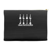 choose your weapon guitar  funny  retro music guitarist metal Accessory Pouches