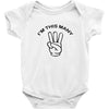 i'm this many Baby Bodysuit