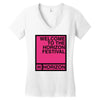 welcome to the horizon festival Women's V-Neck T-Shirt