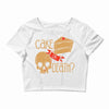 cake or death Crop Top
