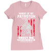 Sorry If My Patriotism Offends You Ladies Fitted T-Shirt