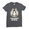 not stubborn Ladies Fitted T-Shirt