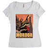 visit mordor Women's Triblend Scoop T-shirt