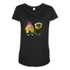 pat and silent bob Maternity Scoop Neck T-shirt