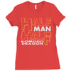 half man , half komodo dragon Ladies Fitted T-Shirt
