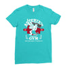 gallic gym Ladies Fitted T-Shirt