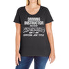 driving instructor superhero Ladies Curvy T-Shirt