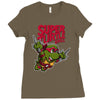 super turtle bros raph Ladies Fitted T-Shirt