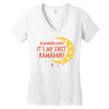 Alhamdullillah It's My First Ramadan Women's V-Neck T-Shirt