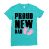 proud new girl Ladies Fitted T-Shirt