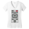 rude remote control, ideal funny birthday gift or present Women's V-Neck T-Shirt