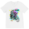 pop biker V-Neck Tee