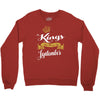 kings are born in september Crewneck Sweatshirt