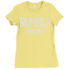 humble thyself Ladies Fitted T-Shirt