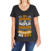 My Husband Is Super Awesome Ladies Curvy T-Shirt
