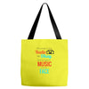 THE SONGS ON THE RADIO Tote Bags