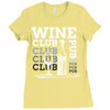 Wine Club Ladies Fitted T-Shirt