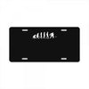 golf evolotions white letter License Plate