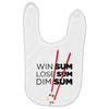 win some, lose some, dim sum Baby Bibs