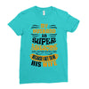 My Husband Is Super Awesome Ladies Fitted T-Shirt