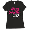 happy together Ladies Fitted T-Shirt