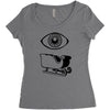eye sleigh Women's Triblend Scoop T-shirt