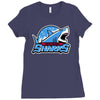 amity island sharks Ladies Fitted T-Shirt