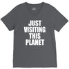 just visiting this planet V-Neck Tee