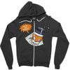 my morning sidekick Zipper Hoodie