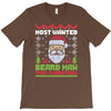 most wanted beard man this christmas T-Shirt