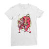 krampus (blood red) Ladies Fitted T-Shirt