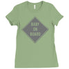 baby on board Ladies Fitted T-Shirt