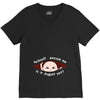 August Peeking Out Asian Baby Boy V-Neck Tee