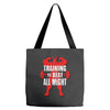 train to beat all might Tote Bags
