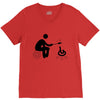 cook marshmallow V-Neck Tee