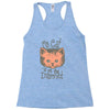 my cat is on the internet Racerback Tank