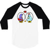 eggplant wizard and king hippo 3/4 Sleeve Shirt
