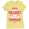 The Best Grammy Was Born In February Ladies Fitted T-Shirt
