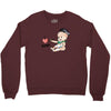 Cute Baby Painter's Mom Love Crewneck Sweatshirt
